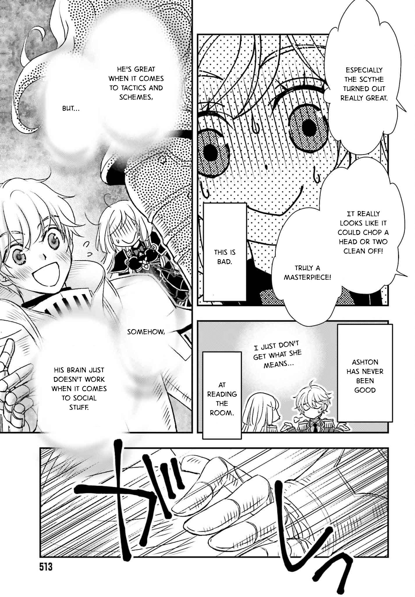 Shinigami ni Sodaterareta Shoujo wa Shikkoku no Tsurugi wo Mune ni Idaku Chapter 50 9